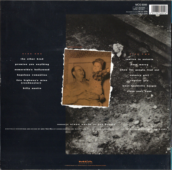 Steve Earle & The Dukes - The Hard Way | MCA Records (MCG 6095) - 2 Steve Earle & The Dukes - The Hard Way | MCA Records (MCG 6095) - 2