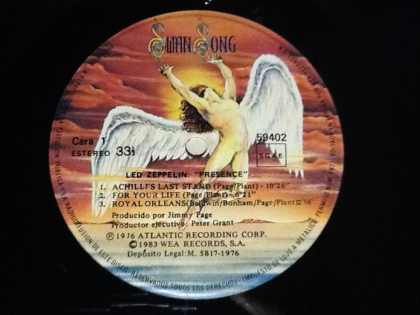 Led Zeppelin - Presence | WEA (59402) - 2