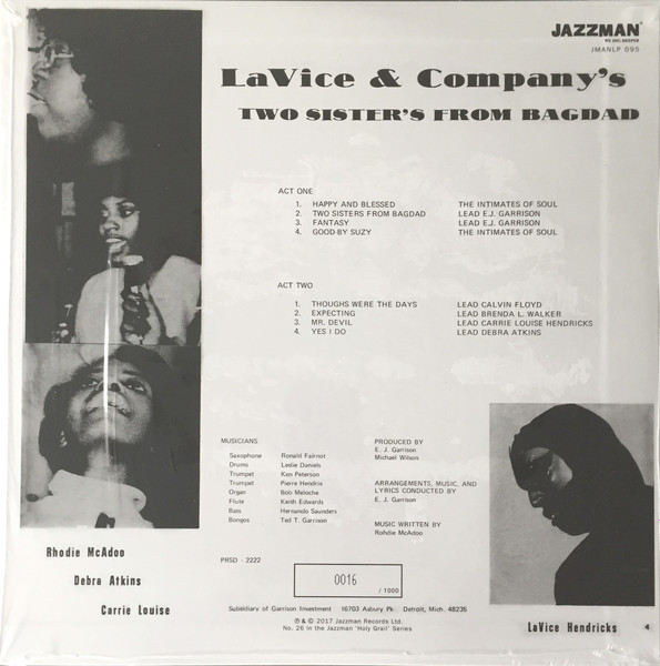 LaVice & Company - LaVice And Company's Two Sisters From Bagdad | Jazzman (JMANLP095) - 3 LaVice & Company - LaVice And Company's Two Sisters From Bagdad | Jazzman (JMANLP095) - 3