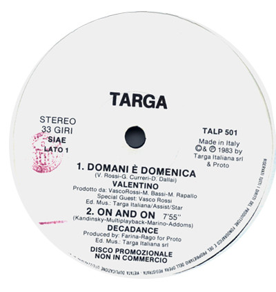 Various - Untitled | Targa (TALP 501) - main
