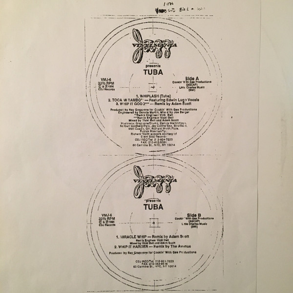 T.U.B.A. - Whiplash | Vinylmania Jazz (VMJ-06) - main T.U.B.A. - Whiplash | Vinylmania Jazz (VMJ-06) - main