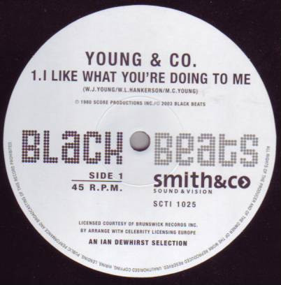 Young & Company / Oliver Cheatham - I Like What You're Doing To Me / Get Down Saturday Night | Black Beats (SCTI 1025) - main