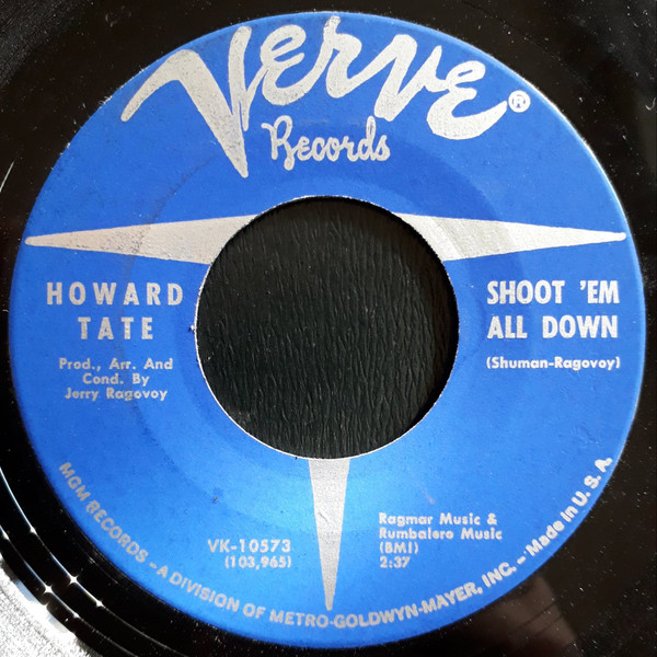 Howard Tate - Stop / Shoot 'Em All Down | Verve Records (VK 10573) - 2