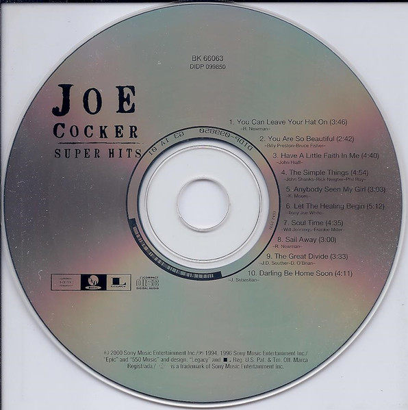 Joe Cocker - Super Hits | 550 Music (BK 66063) - 3