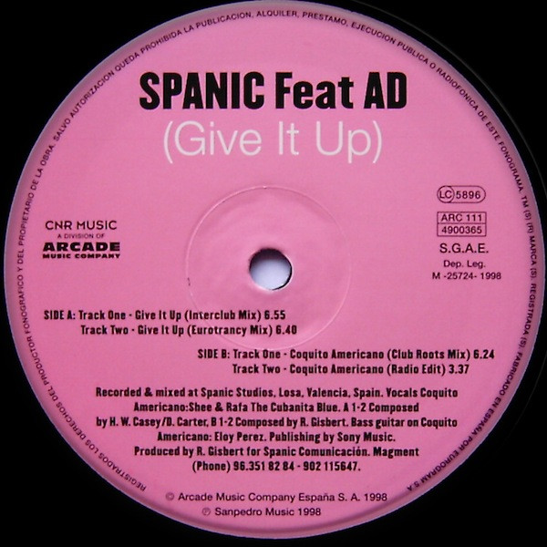 Spanic Feat. AD - Give It Up | CNR Music (4900365) - 3