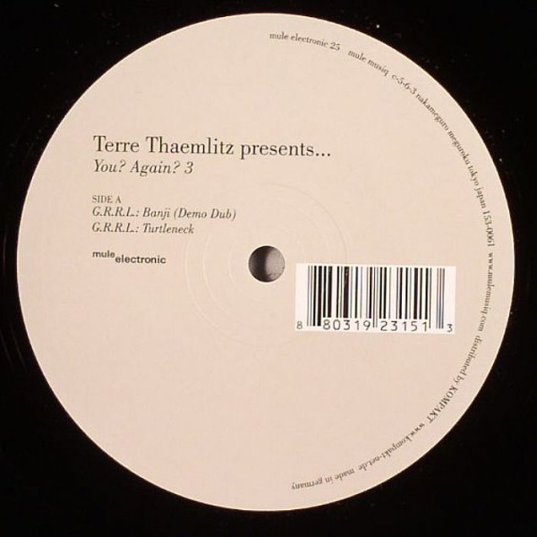 Terre Thaemlitz - You? Again? 3 | Mule Electronic (MULE 025) - main