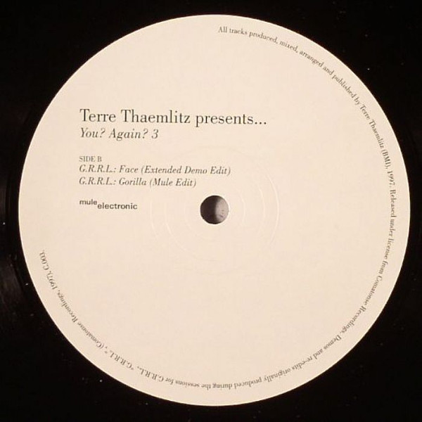Terre Thaemlitz - You? Again? 3 | Mule Electronic (MULE 025) - 2