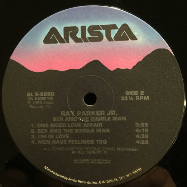 Ray Parker Jr. - Sex And The Single Man | Arista (AL8-8280) - 3