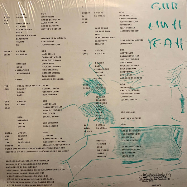 Longshoremen - Grr Huh Yeah | Subterranean Records (SUB 45) - 2