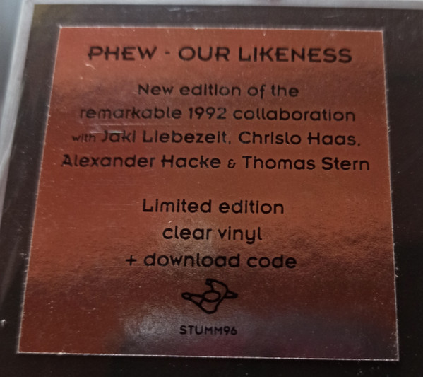 Phew - Our Likeness | Mute (STUMM96) - 2