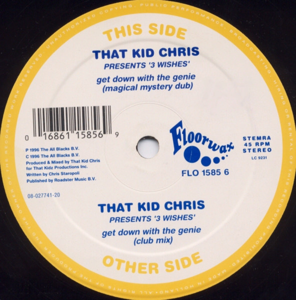 That Kid Chris Presents 3 Wishes - Get Down With The Genie | Floorwax (FLO 1585 6) - main