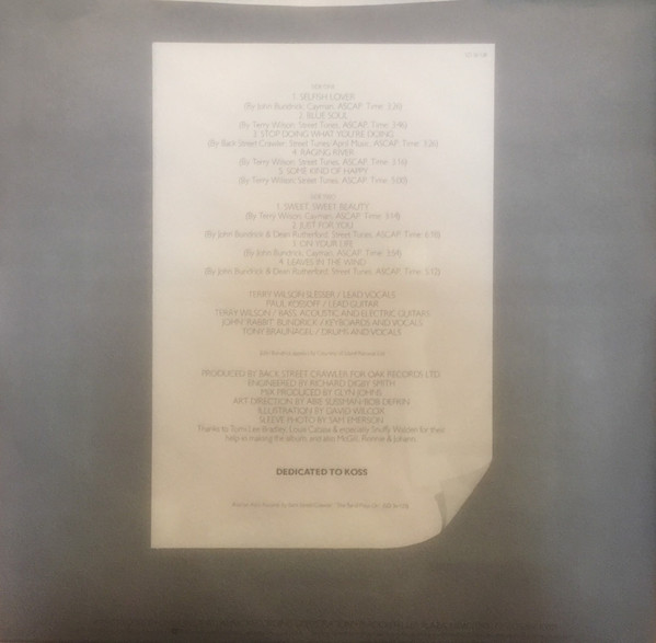 Back Street Crawler - 2nd Street | Atco Records (SD 36-138) - 3 Back Street Crawler - 2nd Street | Atco Records (SD 36-138) - 3