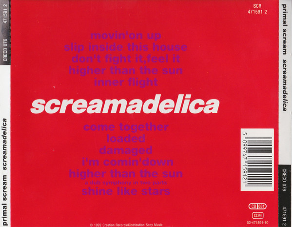 Primal Scream - Screamadelica | Creation Records (CRECD 076) - 2