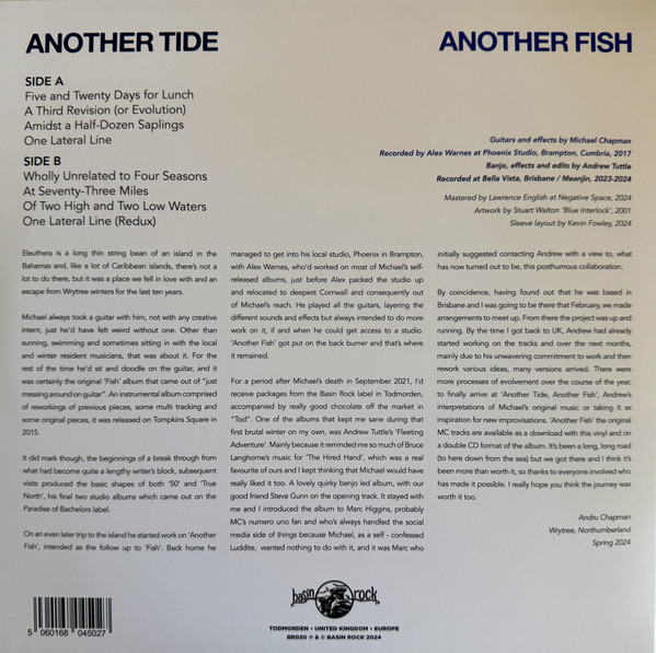 Andrew Tuttle , Michael Chapman - Another Tide Another Fish | Basin Rock (BR020) - 2 Andrew Tuttle , Michael Chapman - Another Tide Another Fish | Basin Rock (BR020) - 2