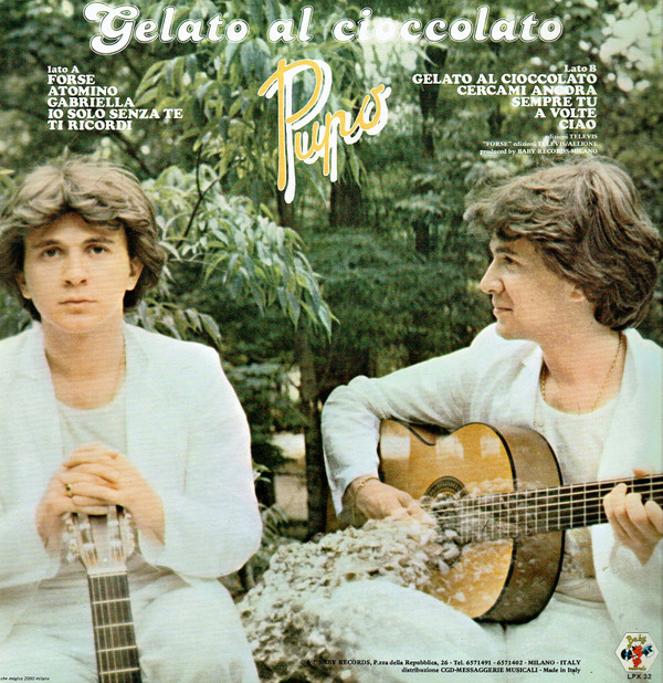 Pupo - Gelato Al Cioccolato | Baby Records (LPX 32)