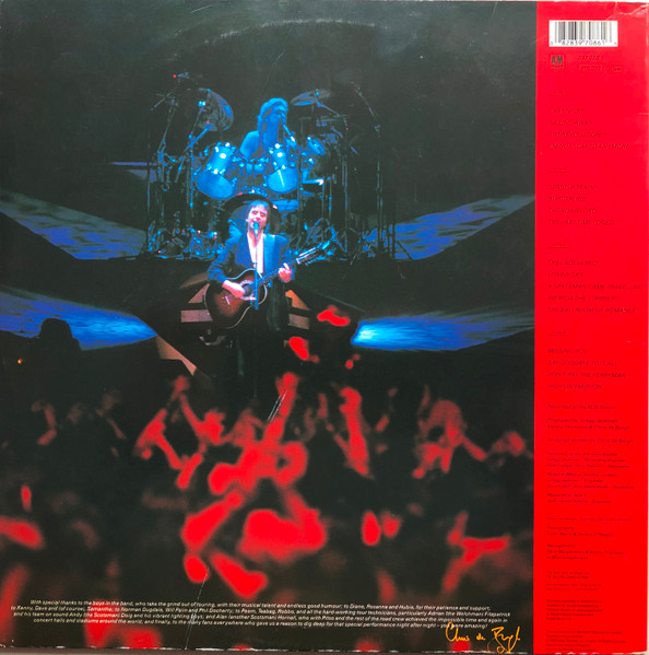 Chris de Burgh - High On Emotion: Live From Dublin! | A&M Records (397 086 1) - 4