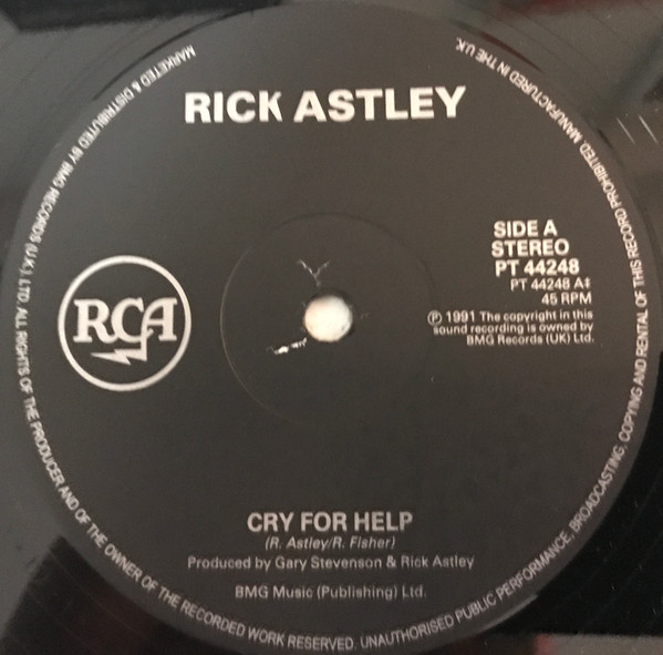 Rick Astley - Cry For Help | RCA (PT 44248) - 3 Rick Astley - Cry For Help | RCA (PT 44248) - 3