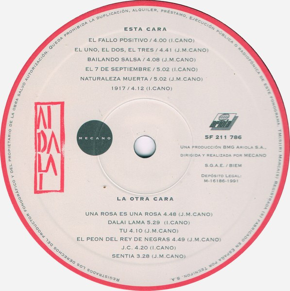 Mecano - Aidalai | Ariola (5F 211 786) - 3