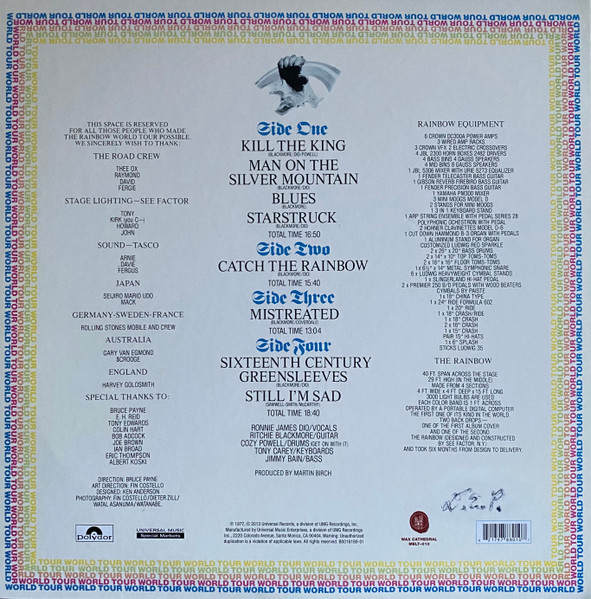 Rainbow - On Stage | Wax Cathedral (MELT-010) - 3 Rainbow - On Stage | Wax Cathedral (MELT-010) - 3