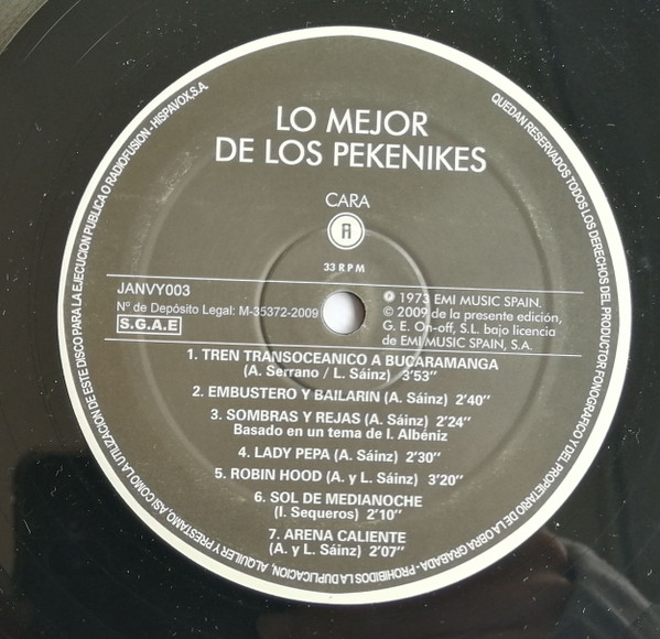 Los Pekenikes - Lo Mejor De Los Pekenikes | Hispavox (JANVY003) - 3 Los Pekenikes - Lo Mejor De Los Pekenikes | Hispavox (JANVY003) - 3