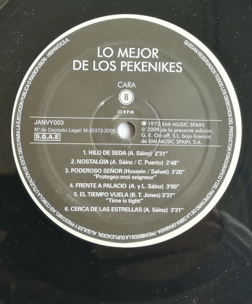Los Pekenikes - Lo Mejor De Los Pekenikes | Hispavox (JANVY003) - 4 Los Pekenikes - Lo Mejor De Los Pekenikes | Hispavox (JANVY003) - 4