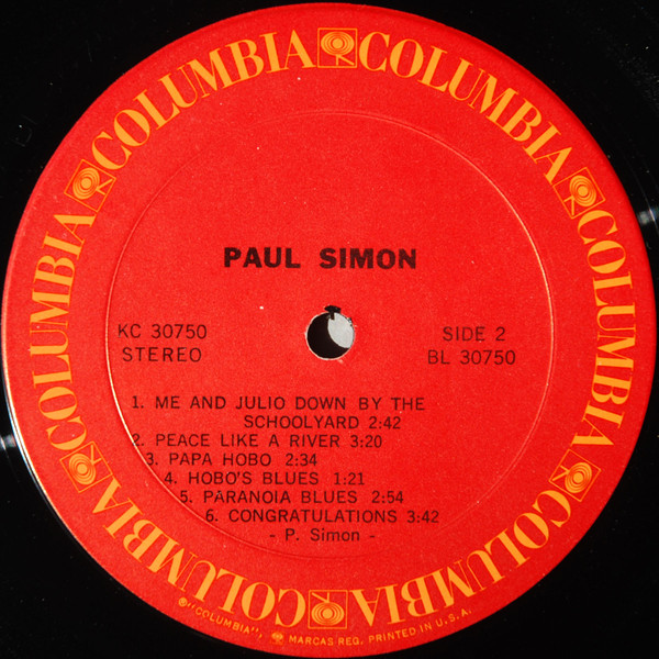 Paul Simon - Paul Simon | Columbia (KC 30750) - 4