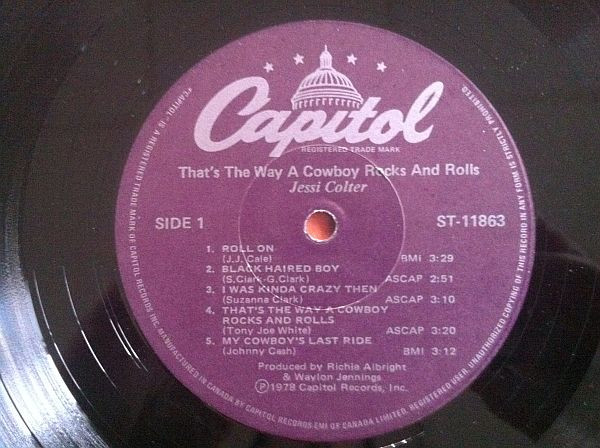 Jessi Colter - That's The Way A Cowboy Rocks And Rolls | Capitol Records (ST-11863) - 3