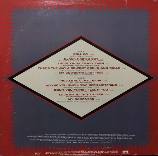 Jessi Colter - That's The Way A Cowboy Rocks And Rolls | Capitol Records (ST-11863) - 2