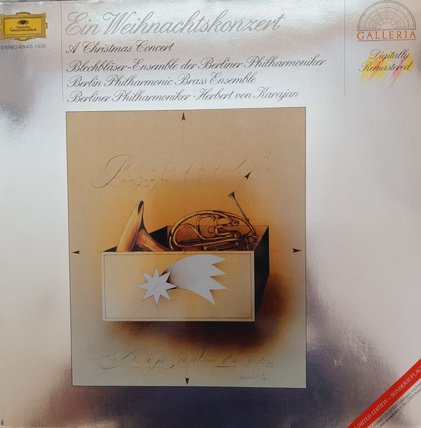 Herbert Von Karajan , Blechbläser-Ensemble Der Berliner Philharmoniker , Berliner Philharmoniker - Ein Weihnachtskonzert - A Christmas Concert | Deutsche Grammophon (419 413-1)