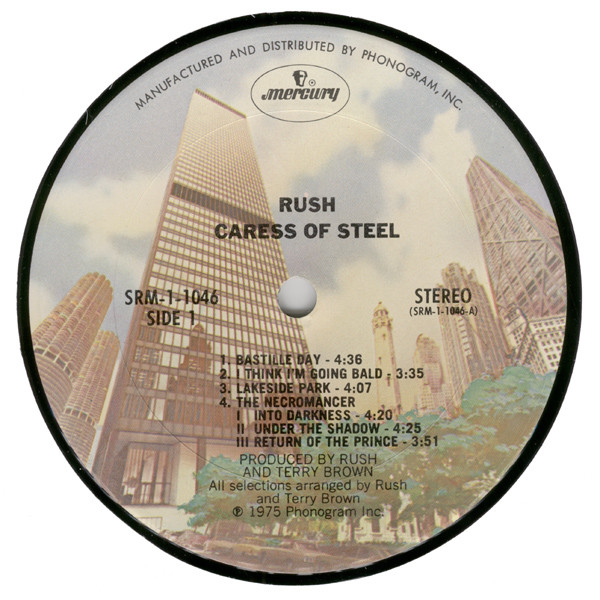 Rush - Caress Of Steel | Mercury (SRM-1-1046) - 2