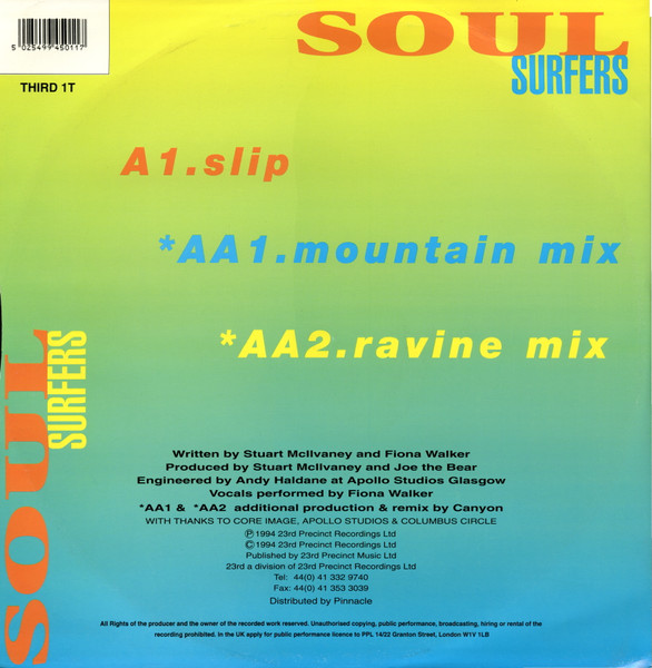 Soul Surfers - Slip | 23rd Precinct Recordings Ltd (THIRD 1T) - 2 Soul Surfers - Slip | 23rd Precinct Recordings Ltd (THIRD 1T) - 2