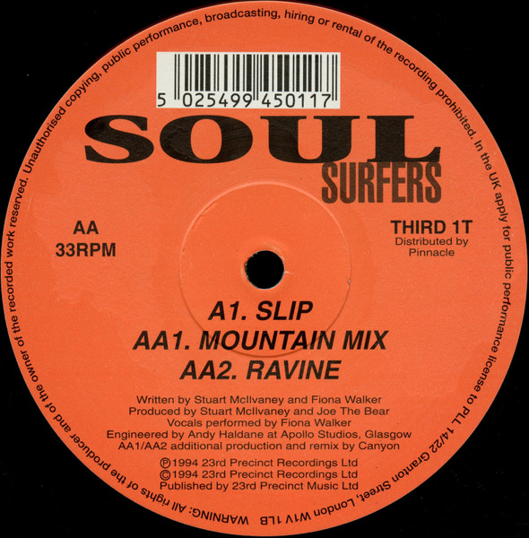 Soul Surfers - Slip | 23rd Precinct Recordings Ltd (THIRD 1T) - 4 Soul Surfers - Slip | 23rd Precinct Recordings Ltd (THIRD 1T) - 4