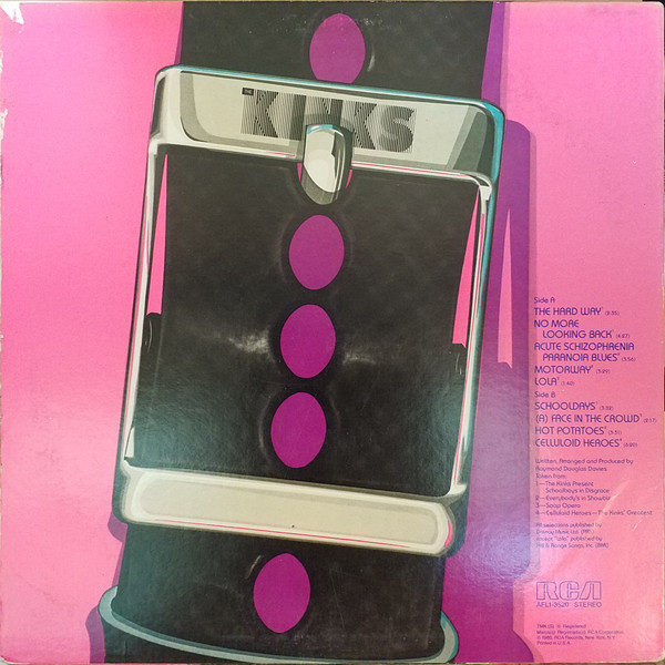 The Kinks - Second Time Around | RCA (AFL1-3520) - 2