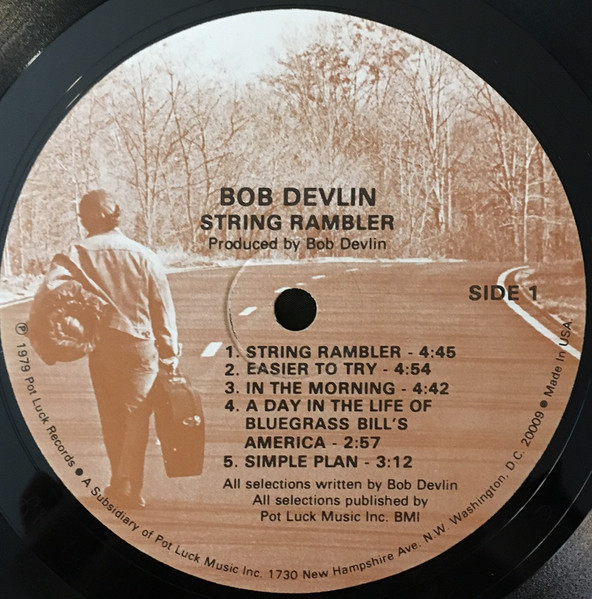 Bob Devlin - String Rambler | Pot Luck Records (PL 003) - 3 Bob Devlin - String Rambler | Pot Luck Records (PL 003) - 3