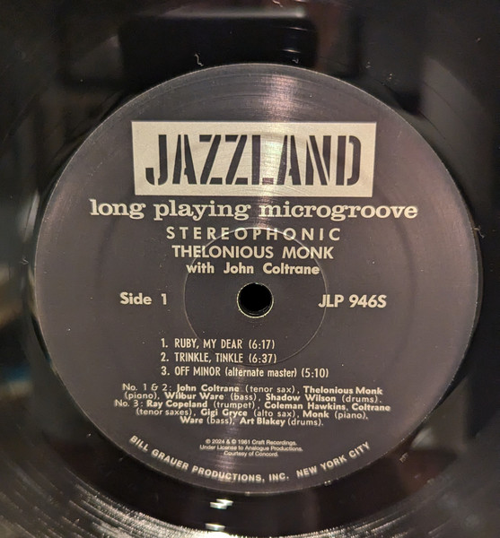 Thelonious Monk With John Coltrane - Thelonious Monk With John Coltrane | Analogue Productions (AAPJ 946) - 3