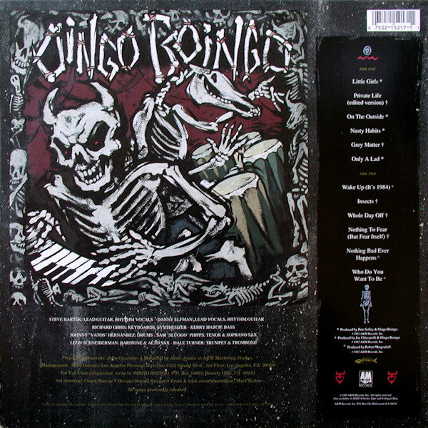 Oingo Boingo - Skeletons In The Closet: The Best Of Oingo Boingo | A&M Records (SP-5217) - 2 Oingo Boingo - Skeletons In The Closet: The Best Of Oingo Boingo | A&M Records (SP-5217) - 2