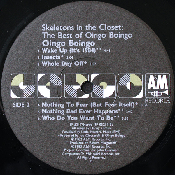 Oingo Boingo - Skeletons In The Closet: The Best Of Oingo Boingo | A&M Records (SP-5217) - 4 Oingo Boingo - Skeletons In The Closet: The Best Of Oingo Boingo | A&M Records (SP-5217) - 4