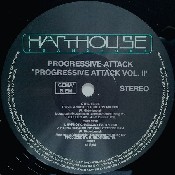 Progressive Attack - Progressive Attack Vol. II | Harthouse (HH029) - main Progressive Attack - Progressive Attack Vol. II | Harthouse (HH029) - main