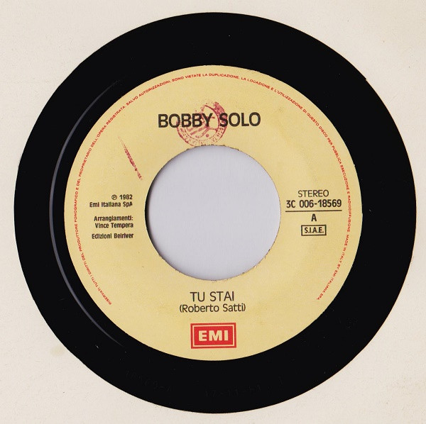 Bobby Solo - Tu Stai | EMI (3C 006-18569) - 3