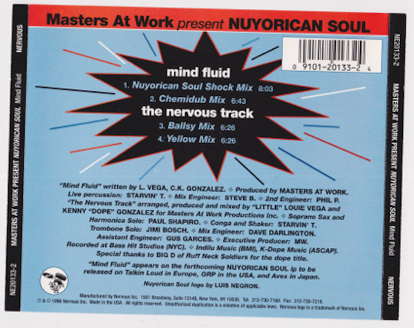 Masters At Work Present Nuyorican Soul - Mind Fluid | Nervous Records (NE20133-2) - 2