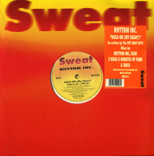 Rhythm Inc. - Hold On (My Heart) | Sweat (SWH 014) - main