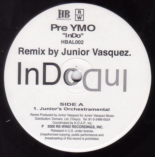 Pre YMO - InDo | Hardboiled (HBAL002) - main