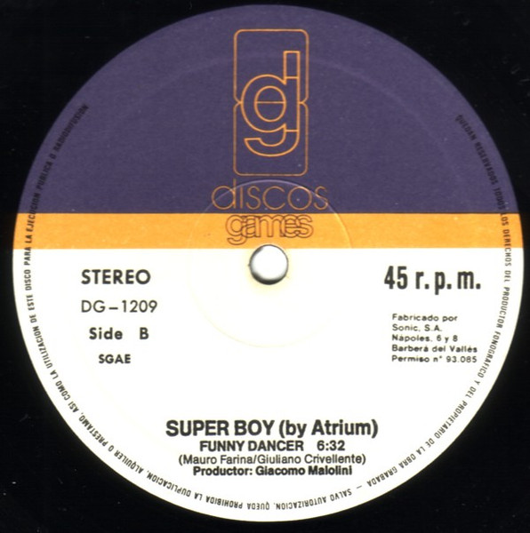 Atrium - Hey Tonight | Discos Games (DG-1209) - 4