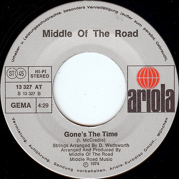 Middle Of The Road - Rockin' Soul | Ariola (13 327 AT) - 3