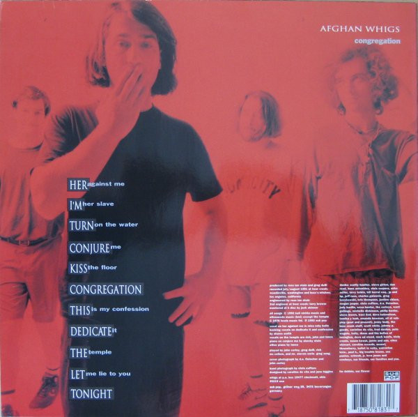 The Afghan Whigs - Congregation | Sub Pop (SP 28/183) - 2