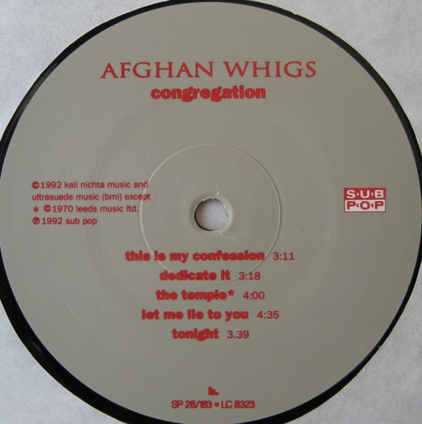 The Afghan Whigs - Congregation | Sub Pop (SP 28/183) - 4