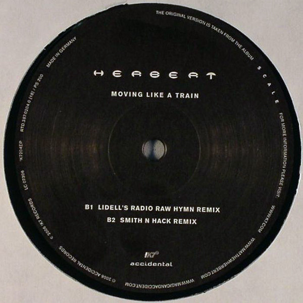 Matthew Herbert - Moving Like A Train | !K7 Records (!K7204EP) - 2