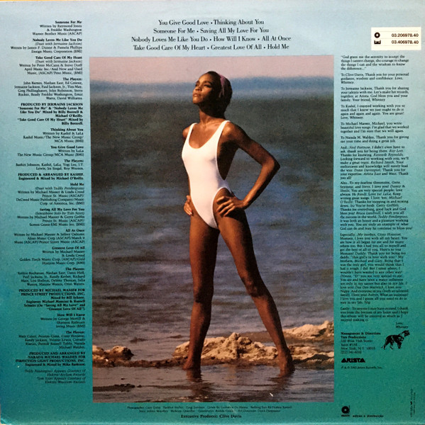Whitney Houston - Whitney Houston | Arista (03.206978.40)