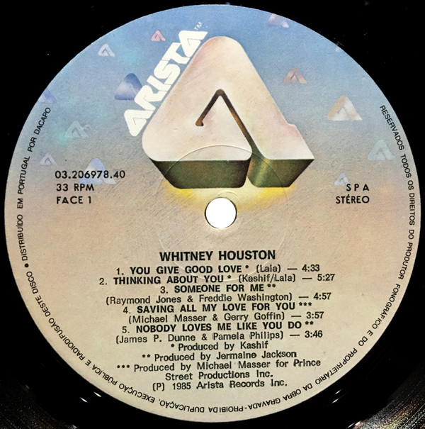 Whitney Houston - Whitney Houston | Arista (03.206978.40) - 2