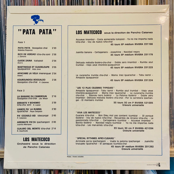 Los Matecoco Sous La Direction De Pancho Cataneo - Pata-Pata | Riviera (521.046 P) - 2